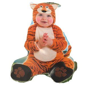 Infants Cuddly Tiger Tot Halloween Costume Jumpsuit Sleeper Baby 6-12 Months